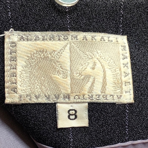 Alberto Makali Detachable Fox Collar Blazer Suit 8 - Picture 5 of 8